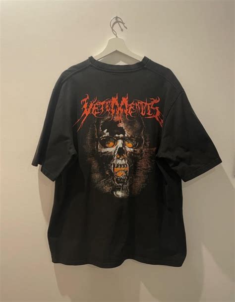 vetements skull tee replica